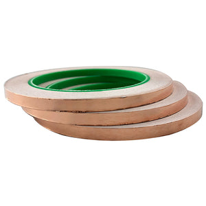 20-50m 3mm Single Side Conductive Copper Foil Tape Strip Adhesive EMI Shielding Heat Resist Tape 20/30/50Meters