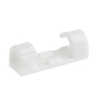 20 Pcs Cord Wire Cable Plastic Clips Self Adhesive Clamp Organizer Fixer