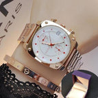 2018 Women Man Lover Square Rose Gold Alloy And Leather Quartz Watch GUOU Luxury Waterproof for Woman Ladies Gilrs Wrist watches