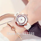 2019 GUOU Women Dress Watches Stylish Roll Drill Crystal Rhinestones Quartz Wristwatch Lady  Bracelet  Relogio Casual Watch