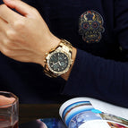 2019 New Luxury Brand WWOOR Men Sport Watches Men's Quartz Digital Analog Clock Man Full Steel Wrist watch relogio masculino BOX