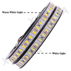 New Super Bright 5M 600 LED Strip Light SMD5630 120leds/m Non Waterproof Flexible LED Ribbon Tape DC12V under cabinet light
