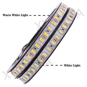 New Super Bright 5M 600 LED Strip Light SMD5630 120leds/m Non Waterproof Flexible LED Ribbon Tape DC12V under cabinet light
