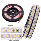 New Super Bright 5M 600 LED Strip Light SMD5630 120leds/m Non Waterproof Flexible LED Ribbon Tape DC12V under cabinet light