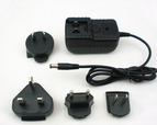 DY003 AC Power Charger Adapter for 2.4V~12V Ni-MH / NiCd Battery Pack - Black (US Plug + EU Plug)