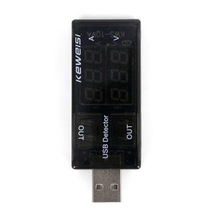 2020 New USB Current Voltage Tester USB Voltmeter Ammeter Detector Double Row Shows