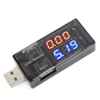 2020 New USB Current Voltage Tester USB Voltmeter Ammeter Detector Double Row Shows