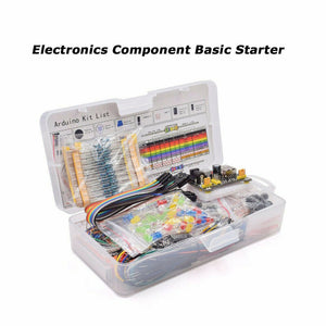 2021 HOT Electronic Component Assorted Kit for Arduino Raspberry Pi STM32 with 830 Tie-points Breadboard Power Supply Set