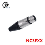 20Pcs/lot 10 PCS NC3MXX & 10 PCS NC3FXX Male and female A set 3 Pin XLR Connector with!