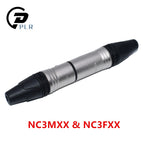 20Pcs/lot 10 PCS NC3MXX & 10 PCS NC3FXX Male and female A set 3 Pin XLR Connector with!