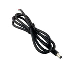 20x CCTV DC Power Connector 5.5 x 2.5mm Male Plug Socket with Cord Connector Cable Black 1m/3ft 18AWG