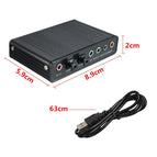 USB 2.0 External Sound Card 6 Channel 5.1 Stereo Sound Optical Audio Output Adapter For PC And Mac wholesale bulk price