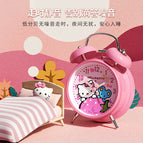 HelloKitty学生创意个性卡通卧室闹钟男孩女孩床头静音夜光大铃声