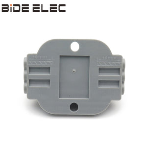 233-3 10Pcs 3In-3Out Fast Universal Conductor Terminal Block Wire Connectors Connect Termianls Compact With Mounting Carrier