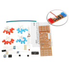 DIY Double Color Flashing Lights Kit Electronic Production NE555+CD4017 Practice Learning Kit wholesale bulk price