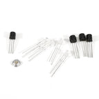 5pcs DIY Electronic POV Rotate Fingertip Gyro Soldering Kit Colorful LED Electronic Training Part wholesale bulk price