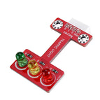 Keyes Brick LED Emitting Traffic Light Module(pad hole) Anti-reverse Plug White Terminal wholesale bulk price