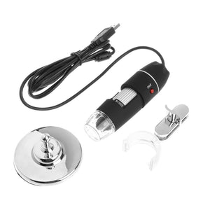 2MP 1000X 8 LED USB Powered Digital Microscope Endoscope Zoom Camera Magnifier w/ Stand
