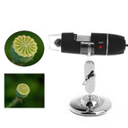 2MP 1000X 8 LED USB Powered Digital Microscope Endoscope Zoom Camera Magnifier w/ Stand