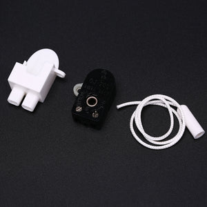 2pcs European Regulation 2p 3p Core Wire 200 Open Single Pull Control Switch Eu Wall Led Lamp Light Cable Switch High Quality wholesale bulk price