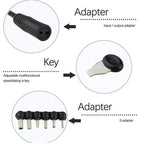 3-12V 30W 2.1A AC/DC Power Supply Adaptor Universal Charger Adaptor with 6 Plugs Adjustable Voltage Regulated Power Adapter