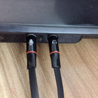 3.5mm Stereo Female to 2 Male Headset Mic Y Splitter Adapter Audio Cable for PC