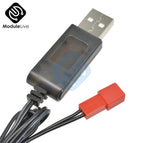3.7V 500mA Output 1S Lipo Lithium Battery USB Cable Charger Red JST Female Head Board Module