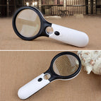 3 LED Light 45X Handheld Reading Magnifying Glass Lens Jewelry Watch Loupe Magnifier wholesale bulk price