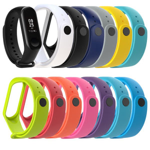 3 Pcs For Xiaomi Mi Band 3 Sport Strap Watch Silicone Wrist Strap For Xiaomi Mi band 3 Bracelet Miband 3 Strap Smart Bracelet