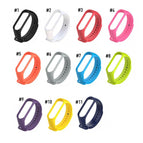 3 Pcs For Xiaomi Mi Band 3 Sport Strap Watch Silicone Wrist Strap For Xiaomi Mi band 3 Bracelet Miband 3 Strap Smart Bracelet