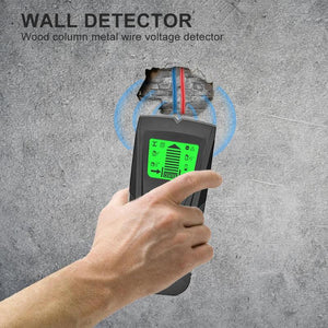 3 in 1 Metal Gold Detector Find Metal Wood Studs AC Voltage Live Wire Detector Wall Scanner Wall Scanner Electric Box Gold Finde