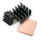 30 PCS Raspberry Pi Heatsink Kit Copper Aluminum Heatsink for cooling cooler Raspberry Pi 3 Pi 2 Pi Model B+