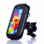 Universal Bicycle Motorcycle Phone Holder Stand  Motorcycle Phone Mount Holder Bike Waterproof Phone Case Universal Rotation Below 6.3 inch Size Phones Motorbike Handlebar Mount GPS Phone Bag