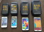 Universal Bicycle Motorcycle Phone Holder Stand  Motorcycle Phone Mount Holder Bike Waterproof Phone Case Universal Rotation Below 6.3 inch Size Phones Motorbike Handlebar Mount GPS Phone Bag