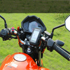 Universal Bicycle Motorcycle Phone Holder Stand  Motorcycle Phone Mount Holder Bike Waterproof Phone Case Universal Rotation Below 6.3 inch Size Phones Motorbike Handlebar Mount GPS Phone Bag