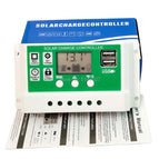 30A 20A 10A 12V24V Auto Solar Panel Battery Charger Regulators for Lead acid battery and lithium battery 30a solar controller