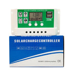 30A 20A 10A 12V24V Auto Solar Panel Battery Charger Regulators for Lead acid battery and lithium battery 30a solar controller