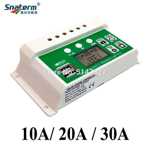 30A 20A 10A 12V24V Auto Solar Panel Battery Charger Regulators for Lead acid battery and lithium battery 30a solar controller