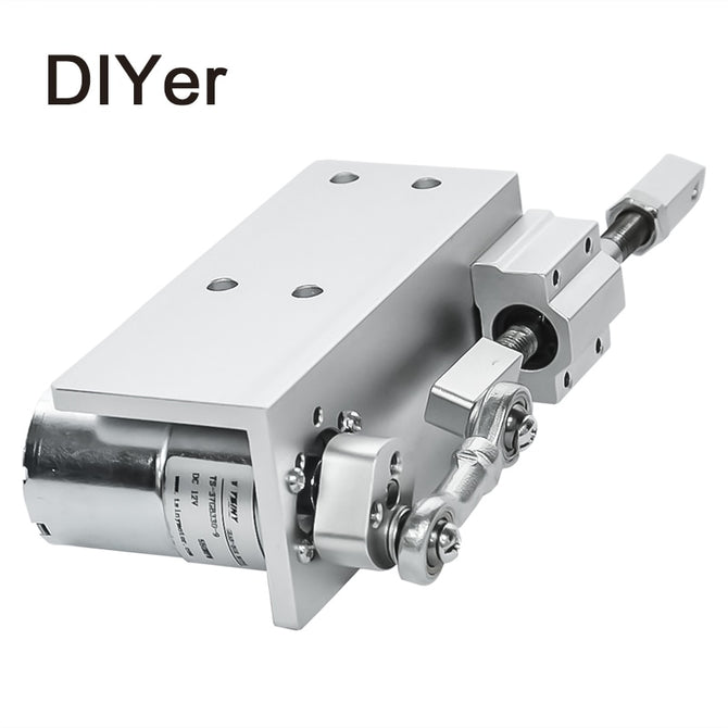 330DIY Design Linear Actuator 12V 24V Reciprocating Cycle Mini DC Gear Motor 12/24V 20mm Stroke Linear Actuator For Sex Machine