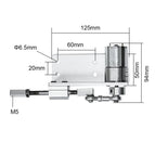 330DIY Design Linear Actuator 12V 24V Reciprocating Cycle Mini DC Gear Motor 12/24V 20mm Stroke Linear Actuator For Sex Machine