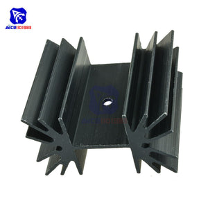 35x42x25.4mm IC Aluminum Heat Sink Cooling Fin For Module Mosfet Transistors