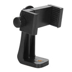 360 Degree Rotating Tripod Adapt Phones Holder Vertical Bracket  Mount Phone Clip Tripod Adapter for Phones Maximum  6.4 inches