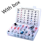 37 In 1 Sensor Module Board Set Kit for Arduino & MCU Education User for Arduino Starters DIY Raspberry Pi Mega2560 for UNO R3