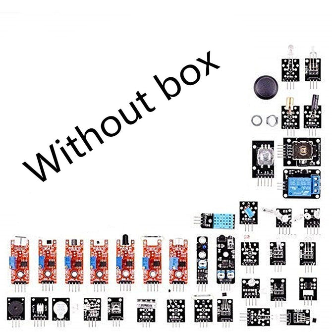 37 In 1 Sensor Module Board Set Kit for Arduino & MCU Education User for Arduino Starters DIY Raspberry Pi Mega2560 for UNO R3