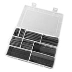 385Pcs/box Polyolefin Shrinking Assorted Insulated Sleeving Tubing Set Heat Shrinkable Tube Wrap Wire Heat Shrink Tubing Durable