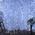 3M LED Curtain Lights USB Window Curtain Waterfall Fairy Light for Home Room Bedroom Christmas Party New Year Decoration Outdoor