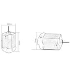 3V 0.2A 12000RPM 65Gcm Mini Micro DC Motor for DIY Toys Hobbies Smart Car MOTOR