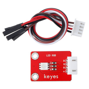 Keyes Brick Warn Light LED RGB Module (pad hole) Anti-reverse Plug White Terminal Digital Signal wholesale bulk price