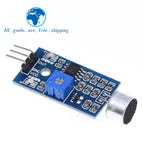 3pin Voice Sound Detection Sensor Module Intelligent Smart Vehicle Robot Helicopter Airplane Aeroplane Car for arduino DIY KIT