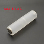 4 Pcs AAA to AA Size Cell Battery Converter Adapter Adaptor Batteries Holder Plastic Case Switcher Wholesale
